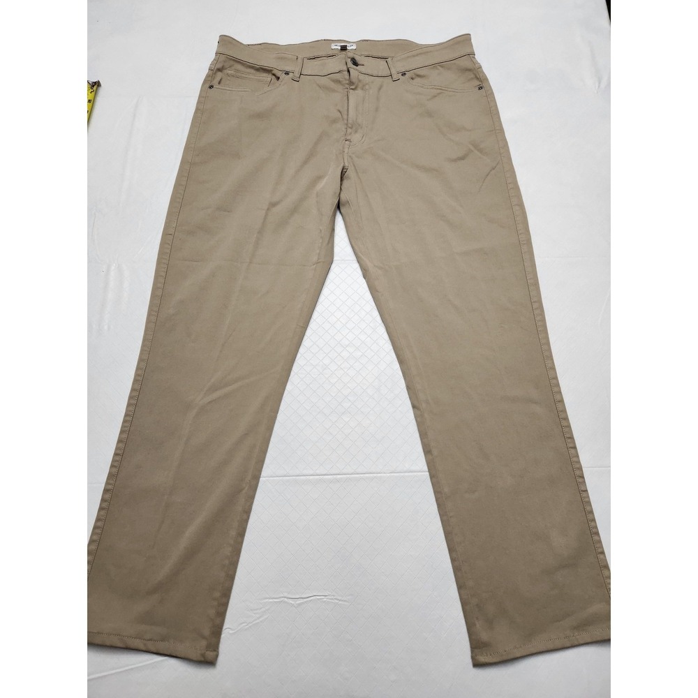 Peter Millar Pants Mens 38x32 Tan Signature Sateen Classic Fit Stretch 5 Pocket